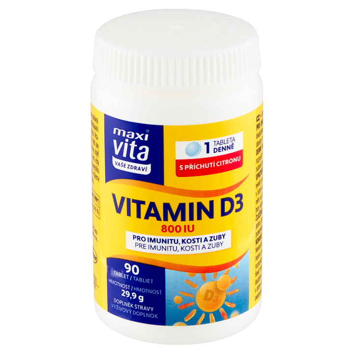 Teta Drogerie Maxi Vita Va E Zdrav Vitamin D Iu Tablet G