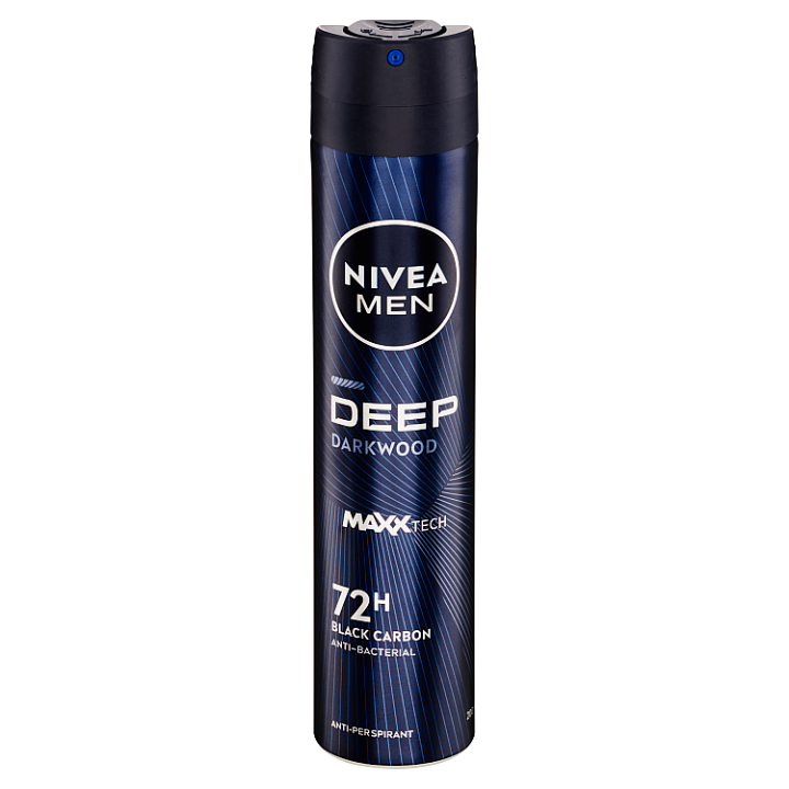 Teta Drogerie Nivea Men Deep Darkwood Sprej Antiperspirant 200ml