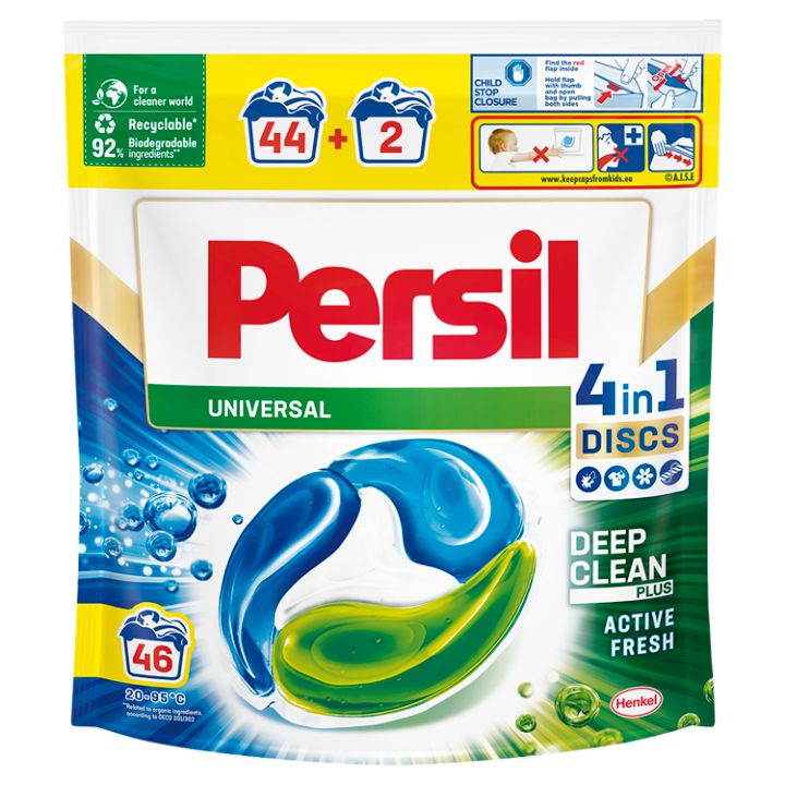 Teta drogerie PERSIL prací kapsle DISCS 4v1 Deep Clean Plus Regular