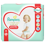 Plenkové Kalhotky Pampers Premium Care Velikost 6, 31 Kusů, 15kg+