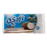 Q-Soft Toaletní papír s vůní kokosu 3 vrstvý 8ks