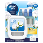 Ambi Pur 3Volution Osvěžovač Vzduchu, Startovací Sada Cotton 20ml