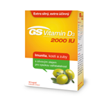 GS Vitamin D3 2000 IU 30 kapslí
