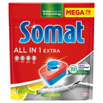 Somat All in 1 Extra Lemon & Lime tablety do myčky 76 ks