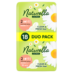 Naturella Ultra, Velikost 2 Normal Plus, Vložky S Křidélky, 18