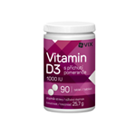 VIX Vitamin D3 s příchutí pomeranče 90 tablet