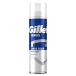 Gillette Series Revitalizující Pěna Na Holení Se Zeleným Čajem, 250ml