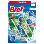Bref Power Aktiv Pine tuhý WC blok 3 x 50g