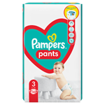Pampers Pants Plenkové Kalhotky Velikost 3, 62 Plenek, 6kg-11kg