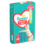 Pampers Pants Plenkové Kalhotky Velikost 3, 62 Kusů, 6kg-11kg