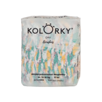 KOLORKY DAY  jednorázové eko plenky štětce - XL (12-16 kg), 17 ks. Pro slevu 10% při koupi 2 kusů zadejte v košíku EAN: 9985910007442