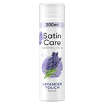 Gillette Satin Care Dámský Gel Na Holení, Lavender Touch, 200 ml