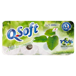 Q-Soft Toaletní papír Natura compact 3 vrstvý 8 ks