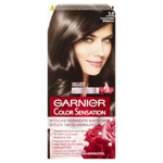Garnier Color Sensation  permanentní barva na vlasy 3.0 tmavě hnědá, 60+40+10ml