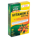 Maxi Vita Herbal Vitamin C 600 mg + rakytník 30 kapslí 23g