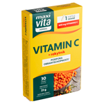Maxi Vita Herbal Vitamin C + rakytník 30 kapslí 23g