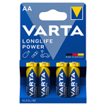 VARTA Longlife Power AA alkalické baterie 4 ks