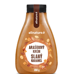 Allnature Arašídový krém - slaný karamel 260 g