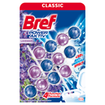 Bref Power Aktiv Lavender tuhý WC blok 3 x 50g
