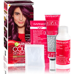 Garnier Color Sensation  permanentní barva na vlasy 3.16 tmavá ametystová, 60+40+10ml