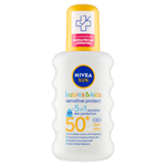 Nivea Sun Sensitive Protect Dětský sprej na opalování OF 50+ 200ml