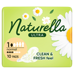 Naturella Ultra, Velikost 1 Normal, Vložky S Křidélky, 10
