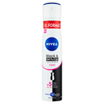 Nivea Black & White Invisible Clear Sprej antiperspirant 200ml