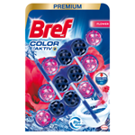 Bref Color Aktiv Flower tuhý WC blok 3 x 50g