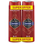 Old Spice Captain Sprchový Gel A Šampon Pro Muže 800 ml Dlouhotrvající Svěžest