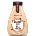Allnature Arašídový krém s bílou čokoládou 260 g