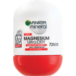 Garnier antiperspirant roll-on Magnesium Ultra Dry, 50 ml