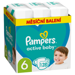 Pampers Active Baby Plenky Velikost 6 X128, 13kg-18kg