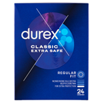Durex Classic Extra Safe Regular Fit kondomy 24 ks