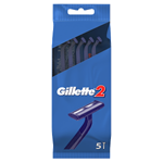 Gillette2 Pánský Jednorázový Holicí Strojek – 5 ks 