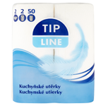 Tip Line Kuchyňské utěrky 2-vrstvé 2 ks