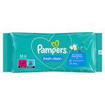 Pampers Fresh Clean Baby Dětské Čisticí Ubrousky 1 Balení = 52 Čisticích Ubrousků