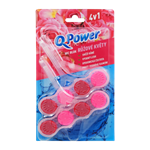 Q-Power Tuhý WC závěs Růžové květy 2ks