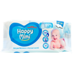 Happy Mimi Dětské vlhčené ubrousky 99% vody, 60ks
