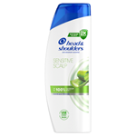Head & Shoulders Sensitive Scalp Šampon proti Lupům 400 ml Každodenní Použití. Čistota