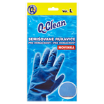 Q-Clean Semišované rukavice pro domácnost vel. L