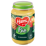 Hami BIO ovocný příkrm S Ananasem 190g, 6+