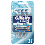 Gillette Blue3 Cool Pánské Pohotové Holítko, 3 ks
