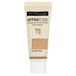 Maybelline New York Affinitone 17 Rose Beige hydratační make-up 30ml