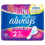 Always Platinum Super (Velikost 2) Hygienické Vložky S Křidélky 7 ks