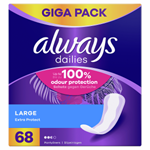 Always Dailies Large Extra Protect Intimky 68 ks