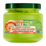 Garnier Fructis Vitamin & Strength Ultra posilující Biotin Hair Bomb maska pro slabé vlasy, 320 ml