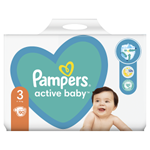 Pampers Active Baby Plenky Velikost 3 X90, 6kg-10kg