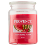 Provence Svíčka ve skle s víčkem 510g, jahoda+meloun