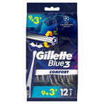 Gillette Blue3 Comfort Pánské Pohotové Holítko, 9+3 ks