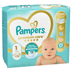 Pampers Premium Care Velikost 1, 26 Dětské Plenky, 2kg-5kg